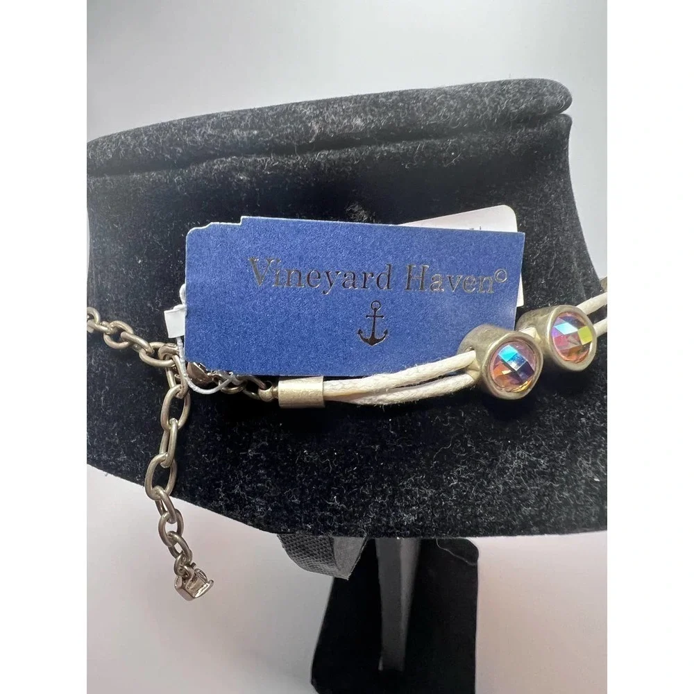 NWT Vineyard Haven‎ custom crystal necklace